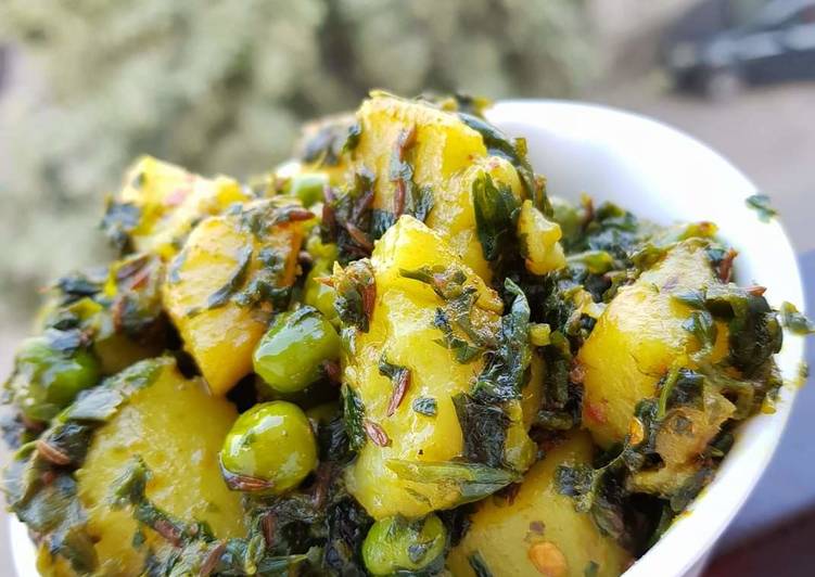 Aloo Methi Ghosht